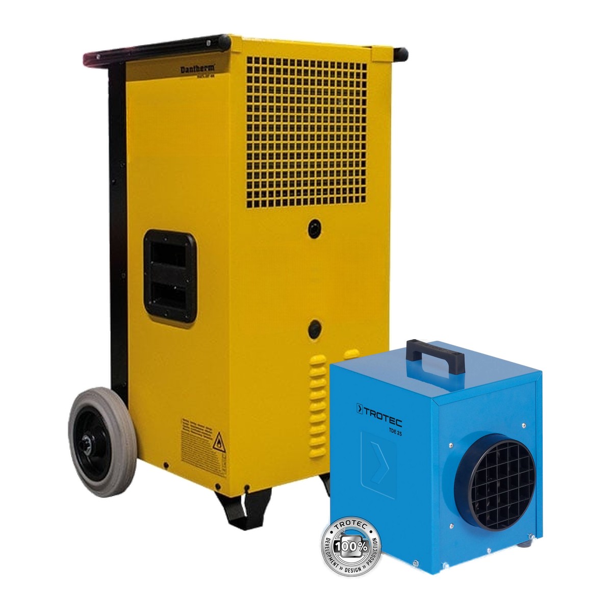 Combideal Dantherm Porta-Dry 400 (geel) + Trotec TDE 25