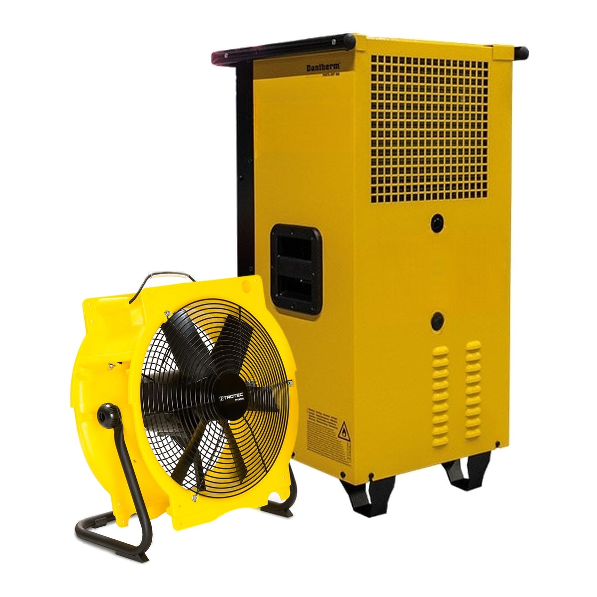 Combideal Dantherm Porta-Dry 400 (geel) + Trotec TTV 4500