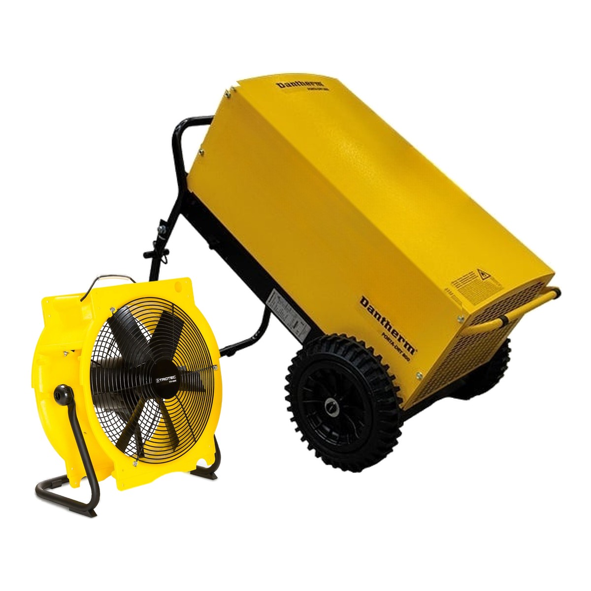 Combideal Dantherm Porta-Dry 800 (geel) + Trotec TTV 4500