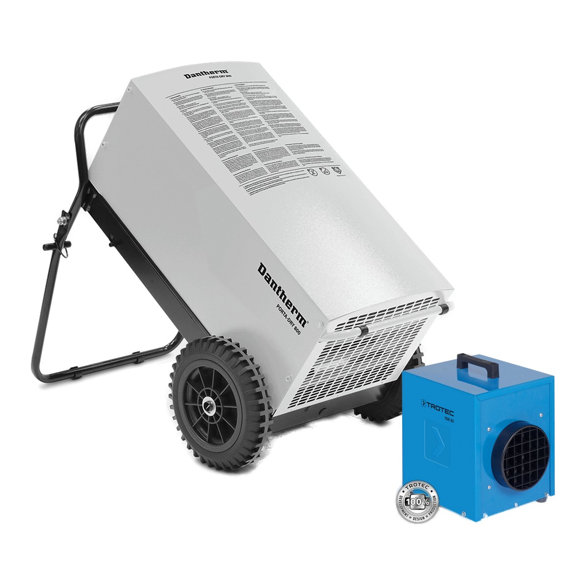 Combideal Dantherm Porta-Dry 800 (grijs) + Trotec TDE 25
